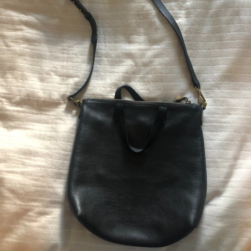 MADEWELL Transport Tote Zip Top Black
